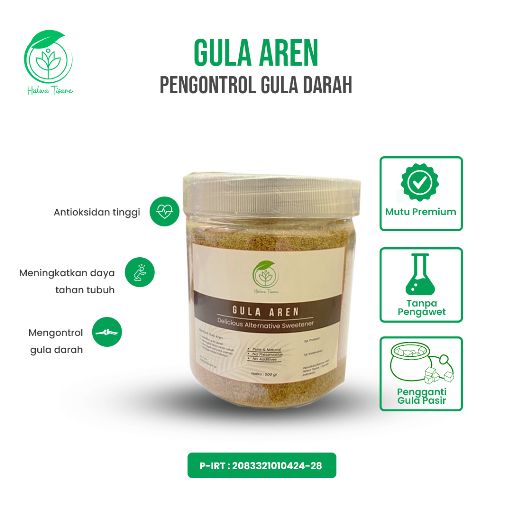 

Gula Aren / Palm Sugar Bubuk Organik / Brown Sugar / Gula Aren Grade A