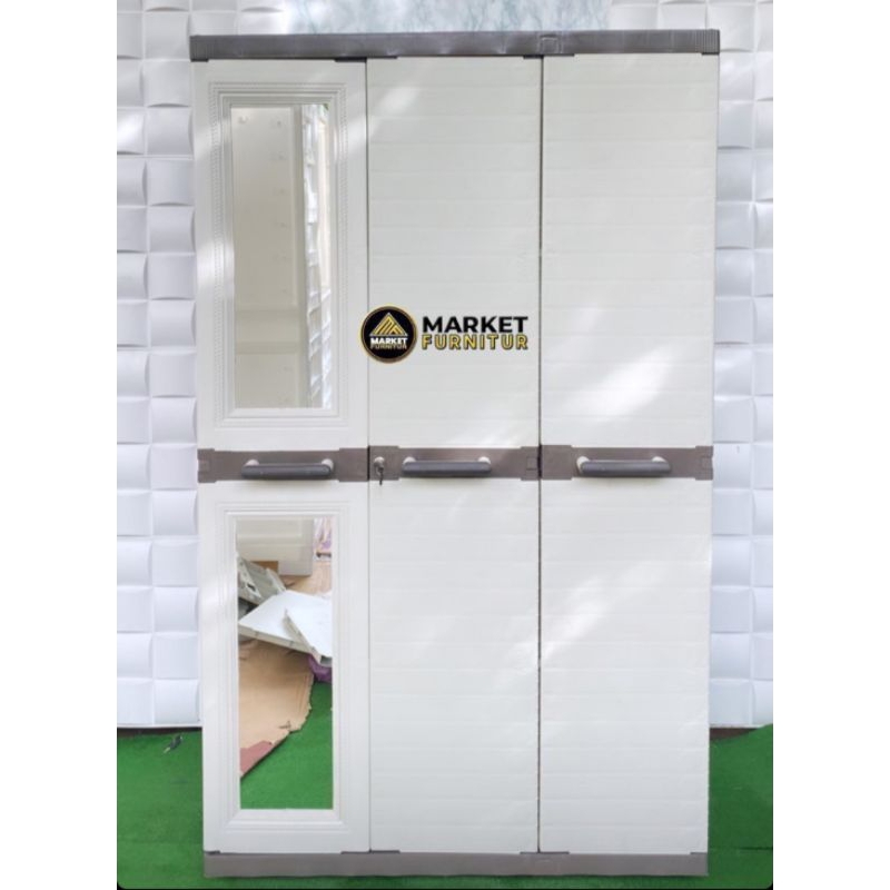 lemari akako 3 pintu elegant LP-3EP