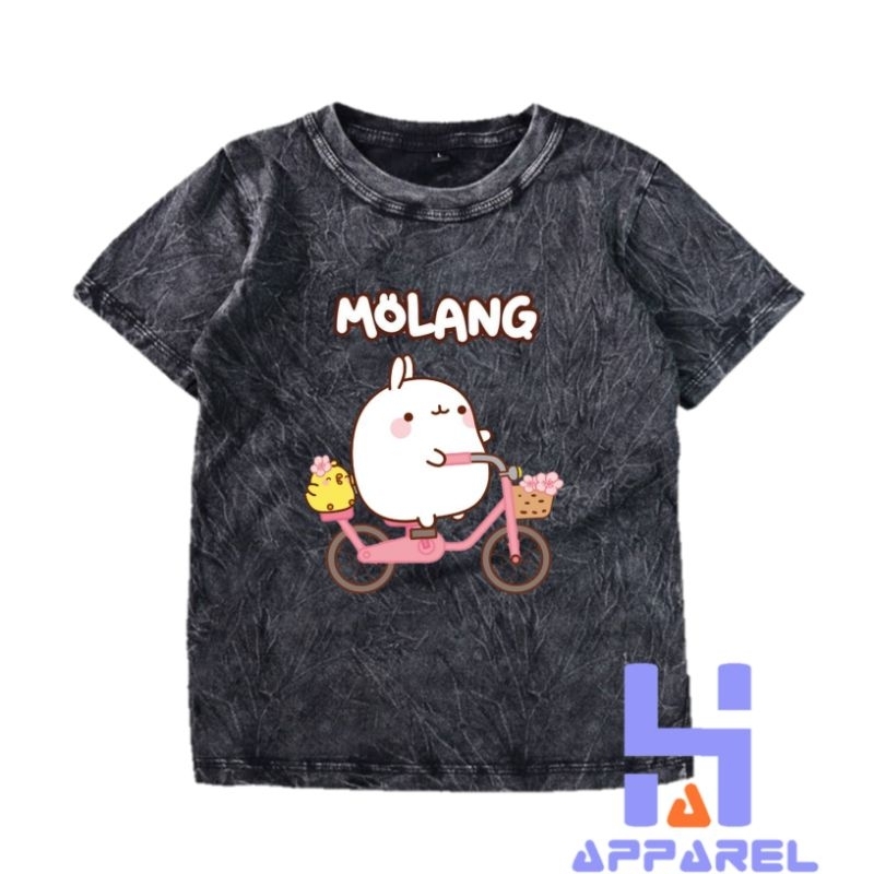 BAJU ANAK KAOS ANAK WASHED MOLANG