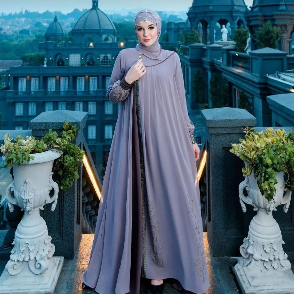 Terbaru Gamis Impor Kondangan Mewah 2023 Dress Ceruty Premium Baju Pesta Wanita Lebaran 2023 Terbaru Gamis Syari Mewah Pakaian Wanita Muslimah kekinian Model Dua Layar Size L XL XXL Dress Nayra