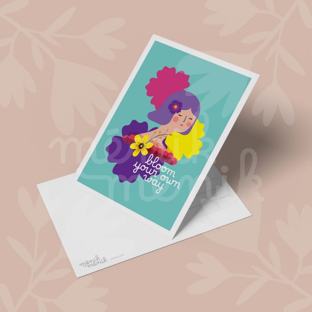 

Menikmenik Art Print Postcard & Poster Bloom