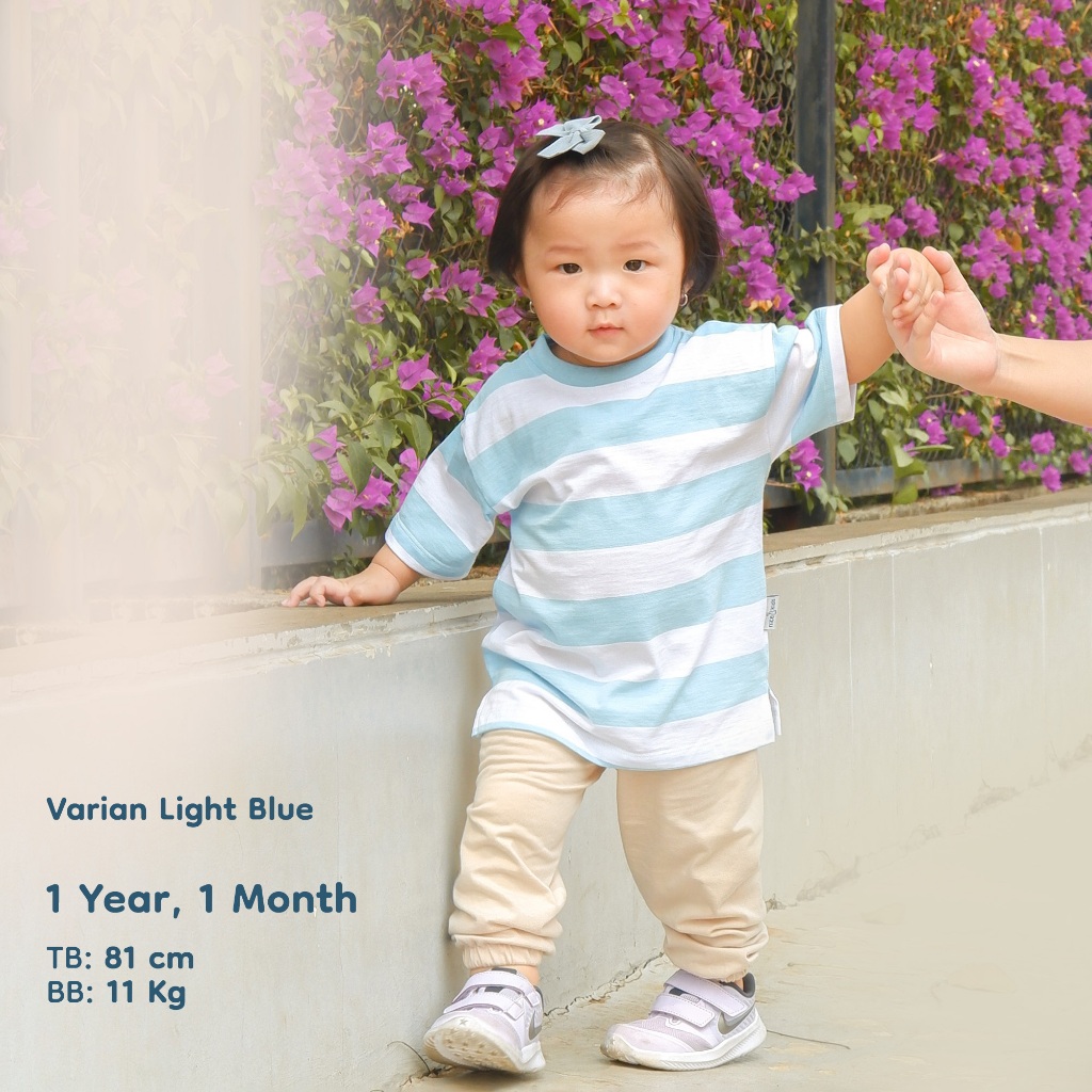 Nice Kids - Maxi Stripe T-Shirt Kaos Anak Unisex (1-6 Tahun)