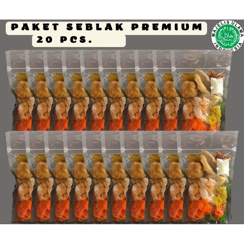 

paket seblak premium 20 bungkus