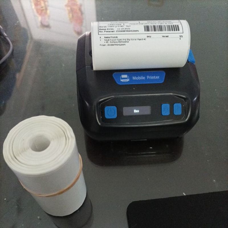 

Stiker label kertas printer thermal 80x100 mm 100 lembar