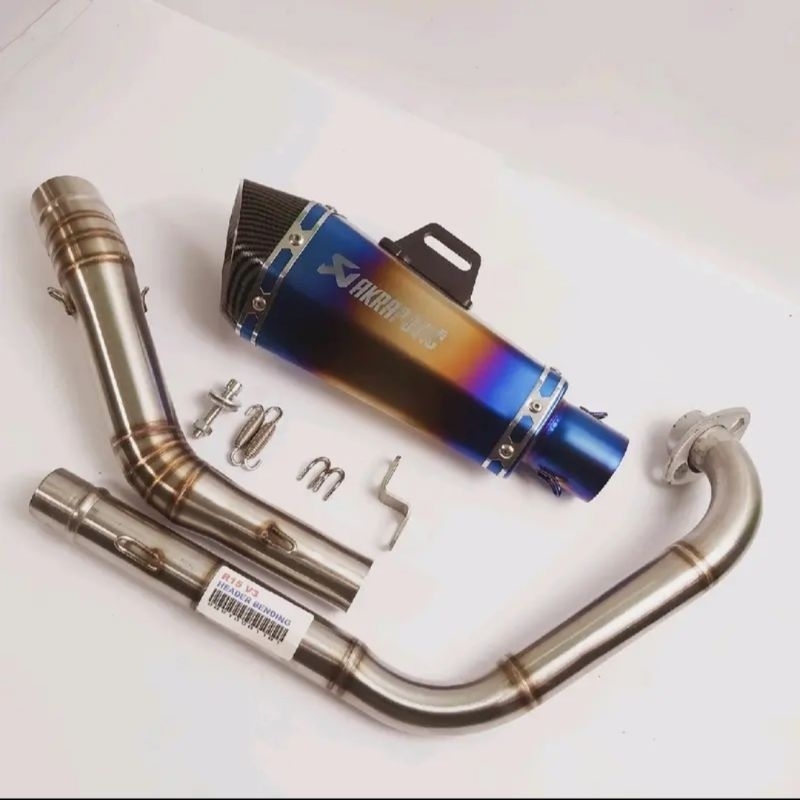 Knalpot Import Akrapovic Fullsystem XSR 155 Cbr150 Cb150 R15 Vixion all 1500cc