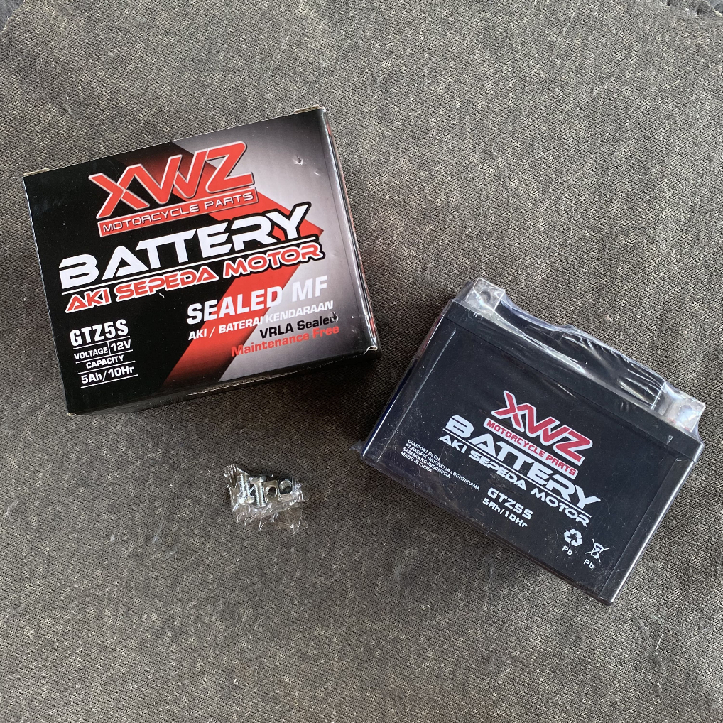 AKI MOTOR XWZ FULL KERING GTZ5S 12V/5Ah/10Hr