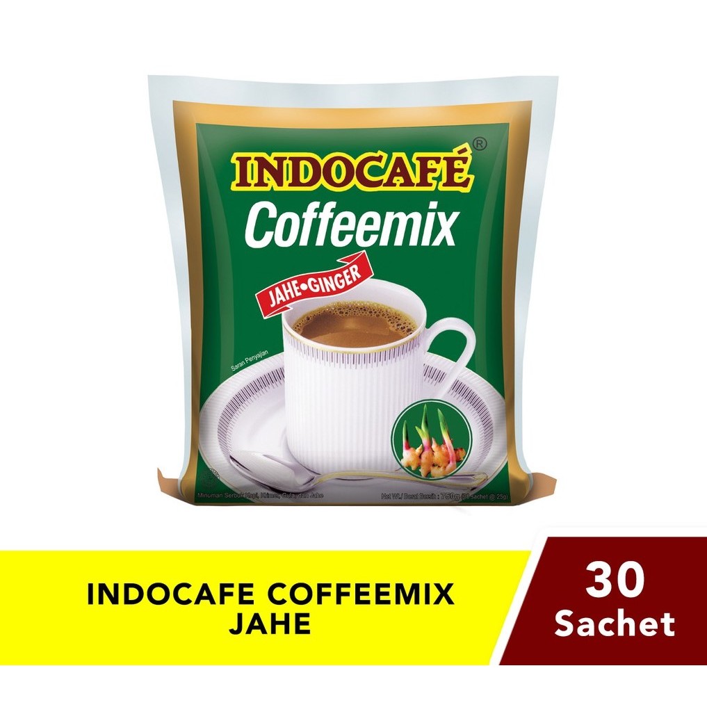 

Indocafe Coffeemix Jahe (30 sachet)