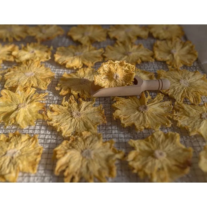 

Dried Dehydrated Pineapple Slice / Buah Nanas Iris Kering