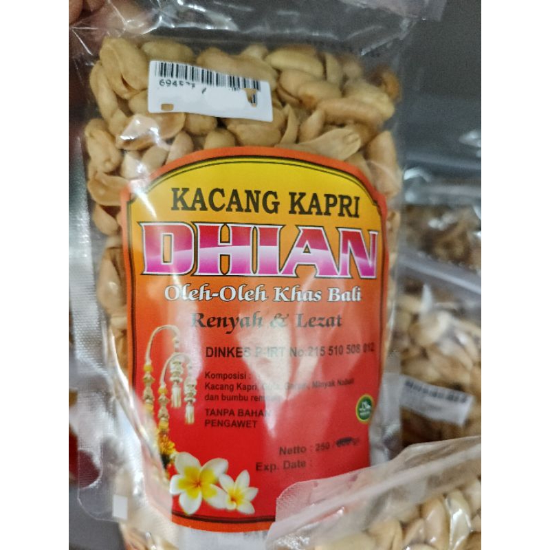 

KACANG KAPRI BALI "DHIAN" ANEKA RASA 250GR OLEH OLEH ASLI KHAS BALI