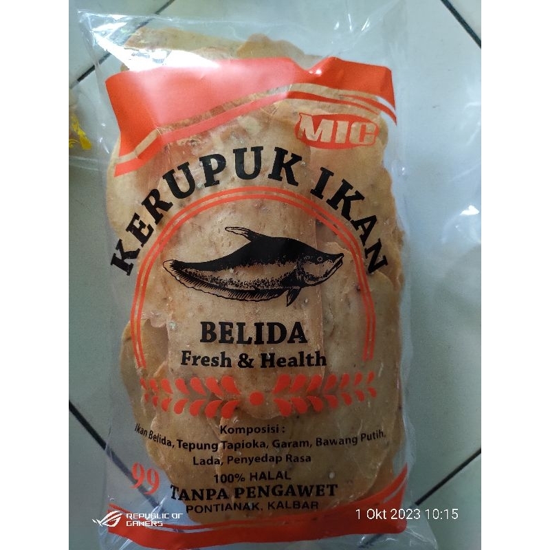 

KRUPUK IKAN Tenggiri / KRUPUK IKAN Belinda / KRUPUK KHAS PONTIANAK