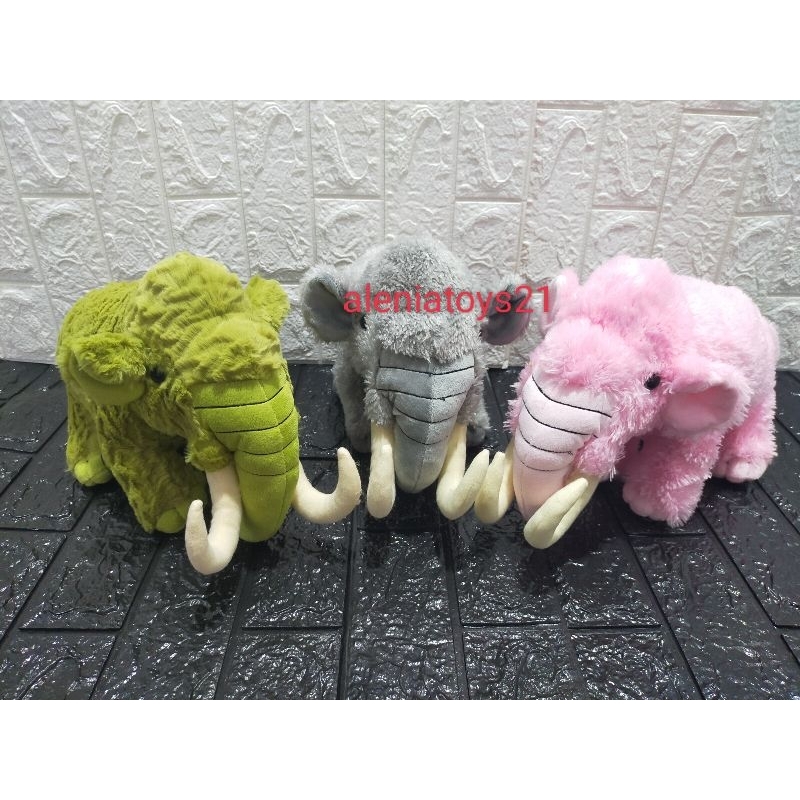 boneka gajah elephant mammoth