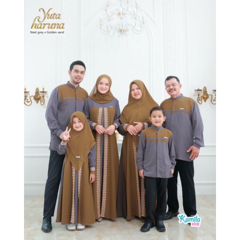 [FREESTOK SILAHKAN CHAT] Sarimbit Keluarga Lebaran Idul Fitri 2024 Yuta Haruna Sarimbit by Kamila Ki