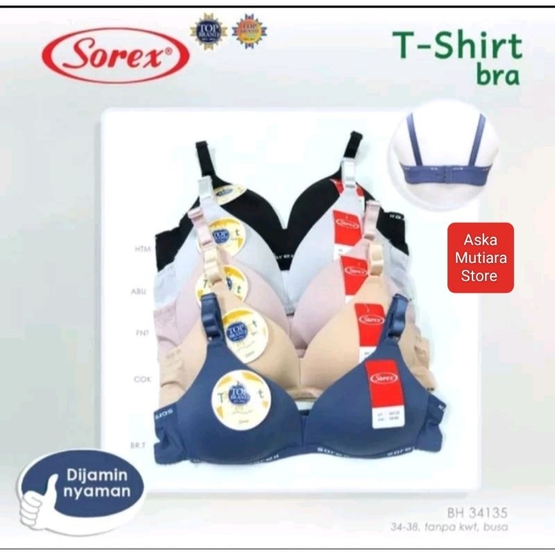 SOREX PUSH UP BRA TANPA KAWAT 34135