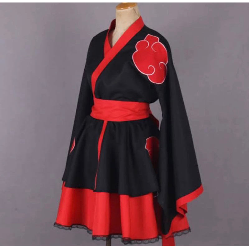 RK Akatsuki DRESS Fulset anime Naruto Costum cosplay anime