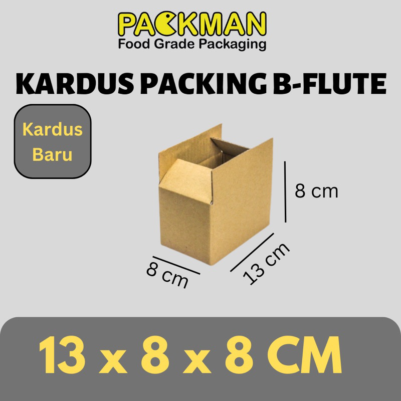 

KARDUS PACKING 13x8x8 cm / BOX KARTON CORUGATED B-FLUTE / PACKING ONLINE