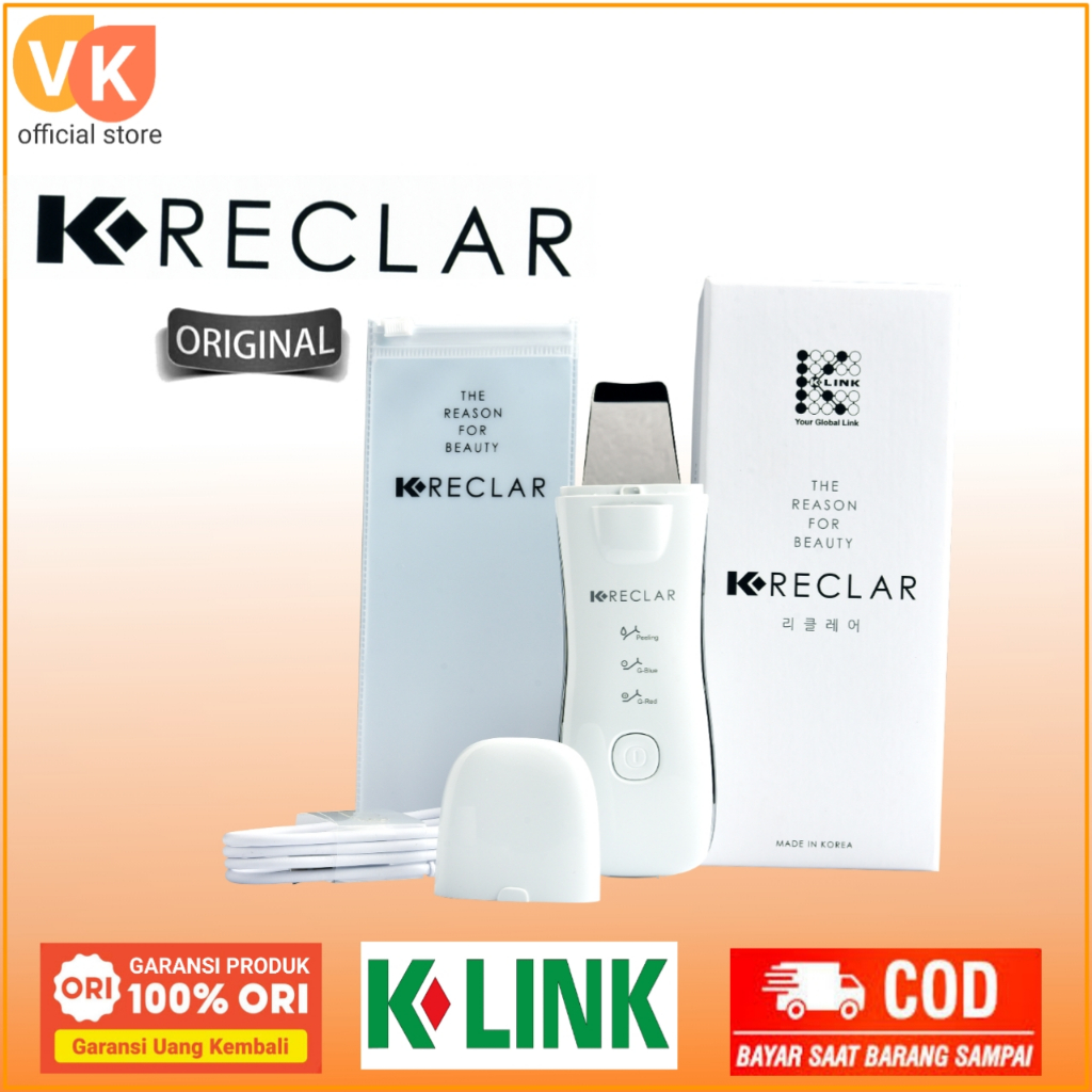 K RECLAR SETRIKA WAJAH GALVANIC ALAT PERAWATAN WAJAH PORTABLE MINI ELEKTRIK TREATMENT WATER PEELING