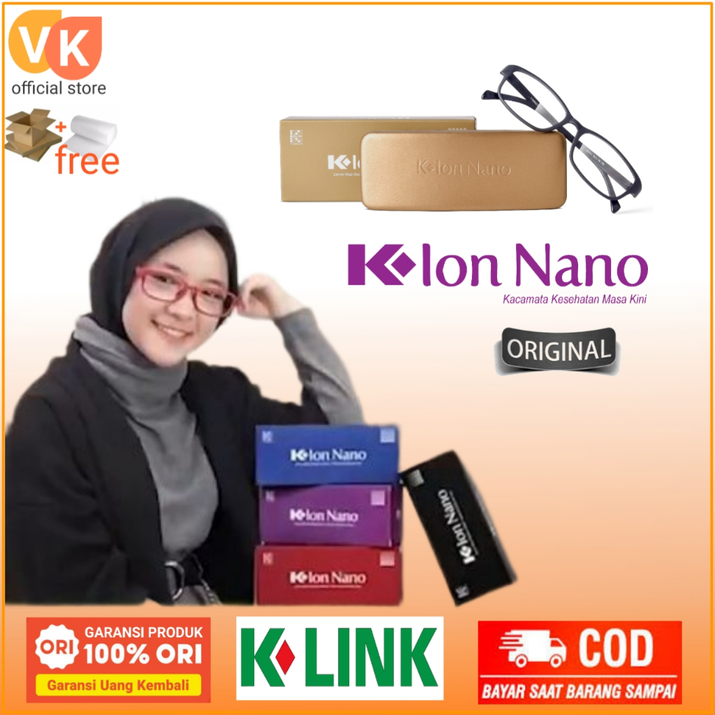 KACAMATA ION NANO REGULER ORIGINAL TERAPI KESEHATAN MATA MINUS PLUS KATARAK