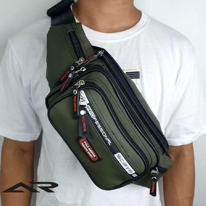 TAS SELEMPANG PRIA ANTI AIR WATERPROOF ORI POLO