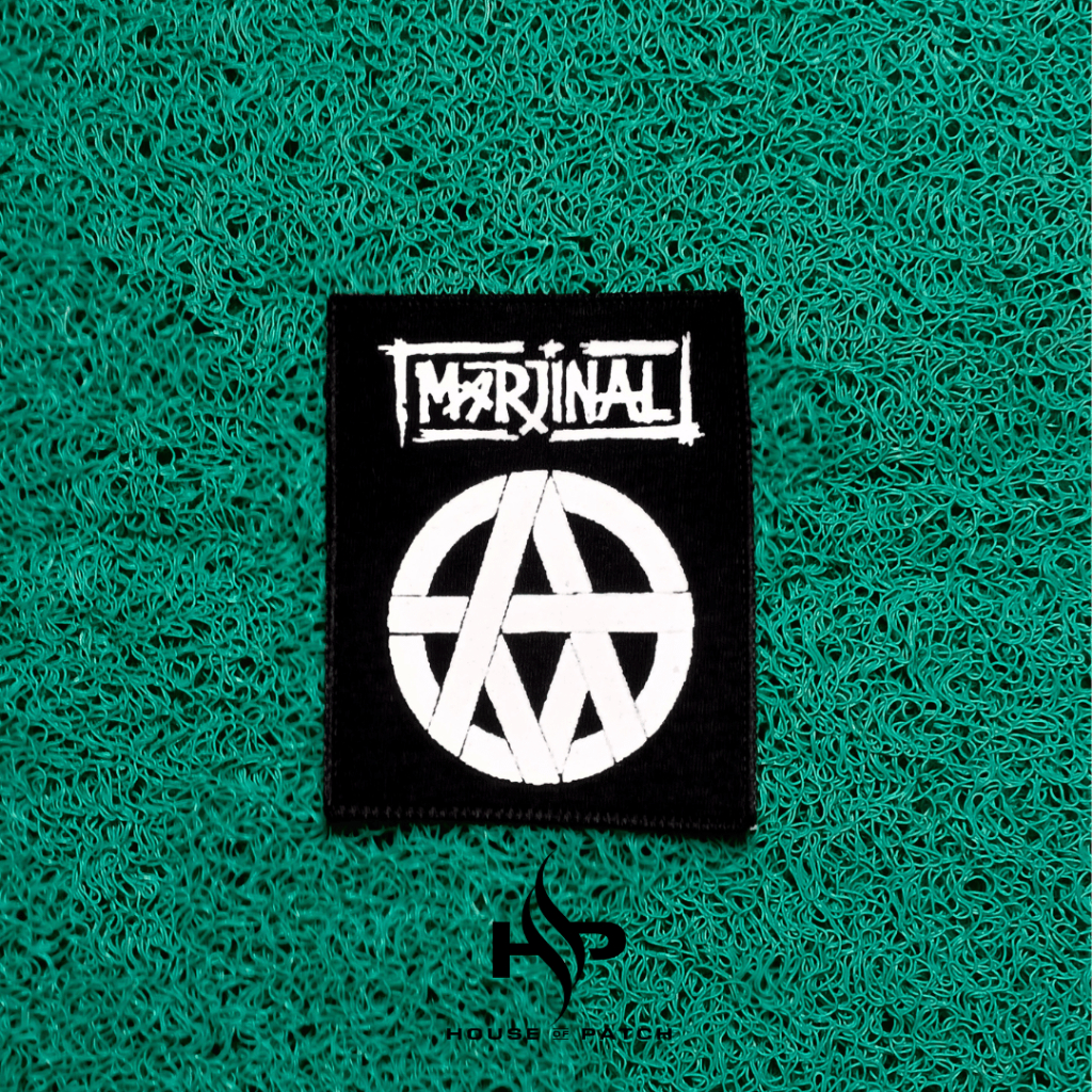 EMBLEM PATCH SABLON MARJINAL JAKET PUNK MURAH BESAR BEST SELLER