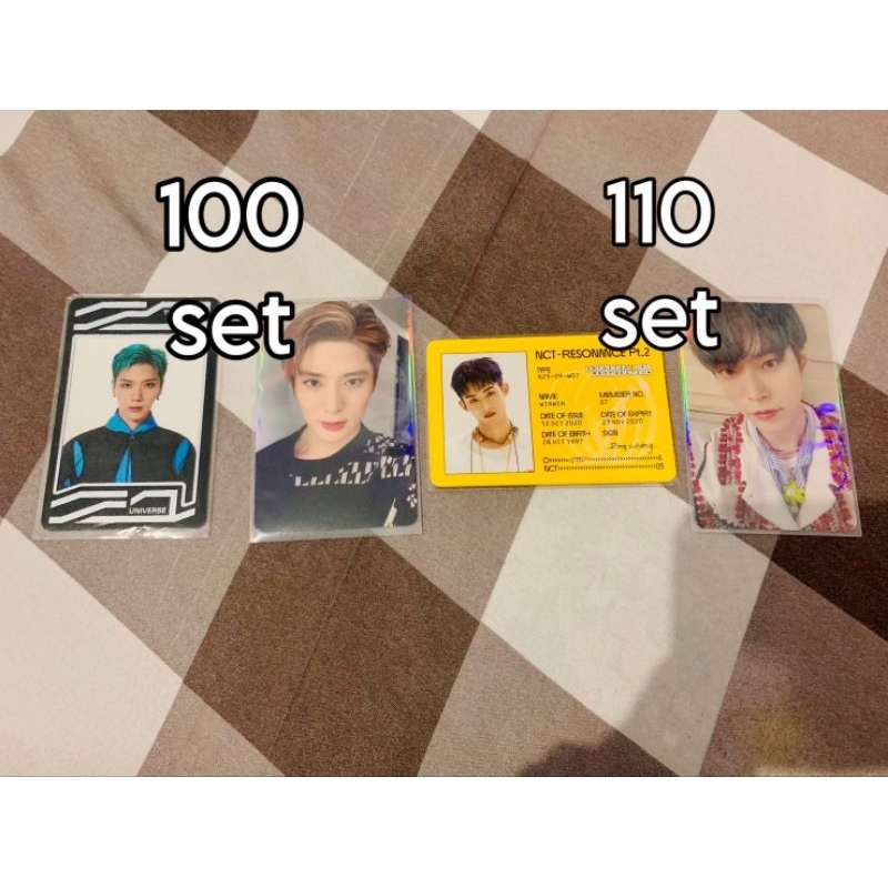 NCT Photocard Jaehyun winwin doyoung ten resonance departure universe wayv