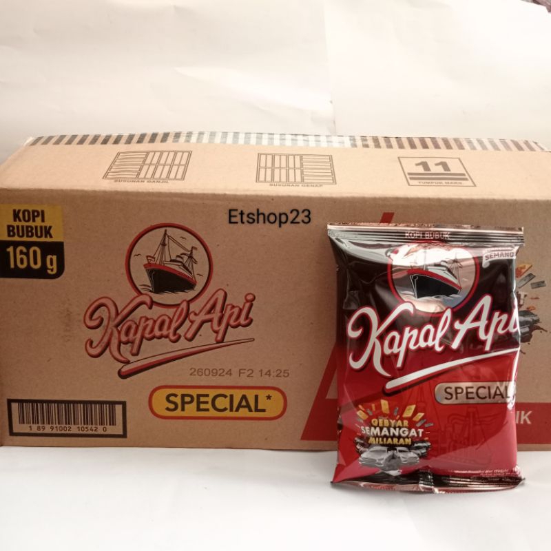 

[Dus]Kopi Kapal api spesial 160 gram 1 dus isi20 pcs