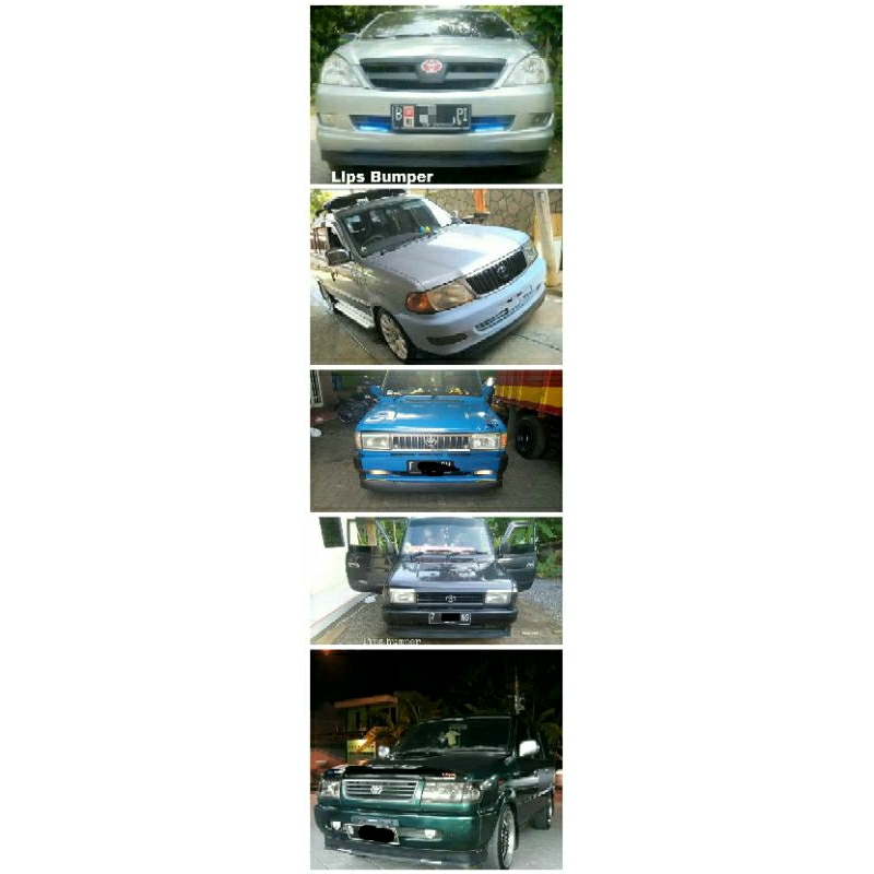 lips karet bumper mobil universall