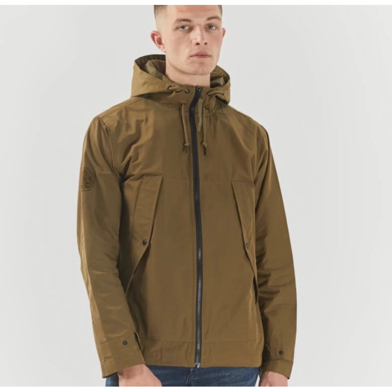 Pretty Green Ridley Cotton Jacket In Khaki Originals