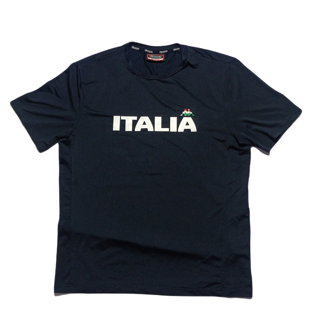 Pakaian Pria Kaos Olahraga Kappa Italia Jersey