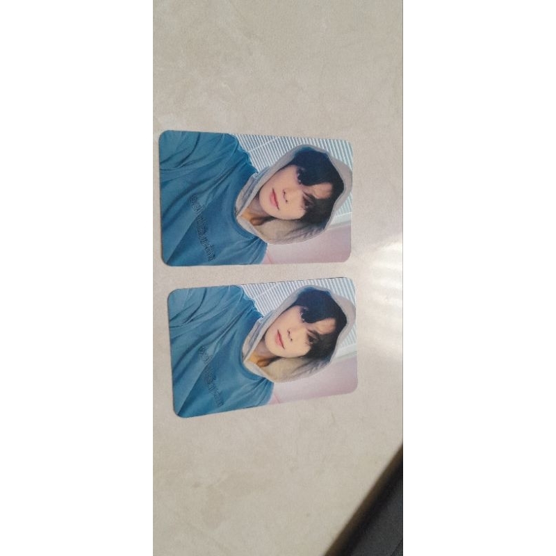 Photocard Jaehyun Hoodie Biru