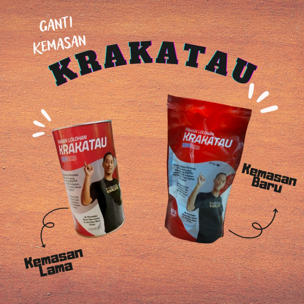 KRAKATAU PAKAN LOLOHAN MURAI BATU TROTOL BUBUR KRAKATAU ++ENZYM KUALITAS NYATA