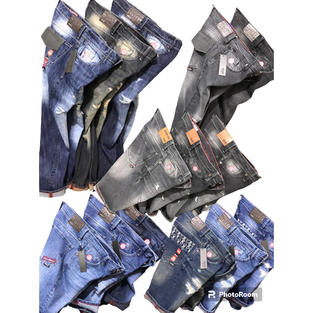 CELANA PENDEK JEANS RIJEK / RIJEK PRODUKSI / RIJEK KAIN /