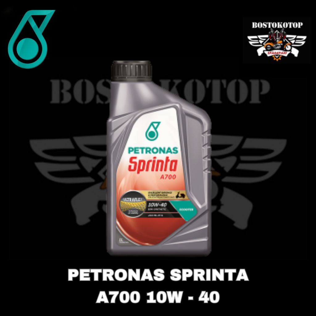 Petronas Sprinta Oli Motor Pelumas Motor A700 10W 40 Ukuran 1 Liter Motor 4 Tak Matic Yamaha Origina