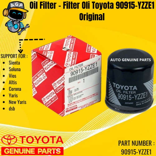 Oil Filter - Filter Oli Toyota 90915-YZZE1 Original