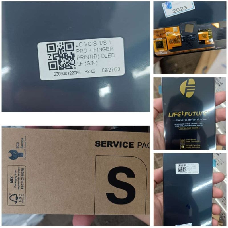 lcd vivo s1/s1 pro ori LF bisa fingerprin/amoled