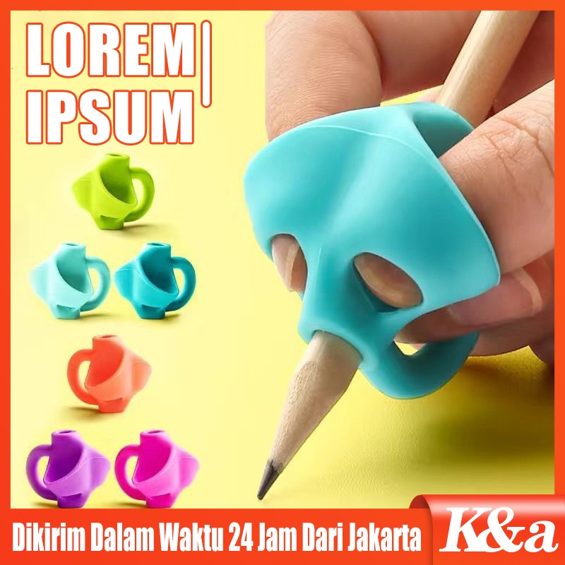 

Pencil Holder Pencil Grip Alat Bantu Menulis 3Jari Dan 5Jari Pencil Grip Alat Bantu Tulis Anak