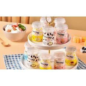 PUDING CLEVER MAMA PUDDING JEPANG MANGGA STRAWBERRY YOGURT CHEESE KEJU HALAL MAKANAN RINGAN SNACK IM