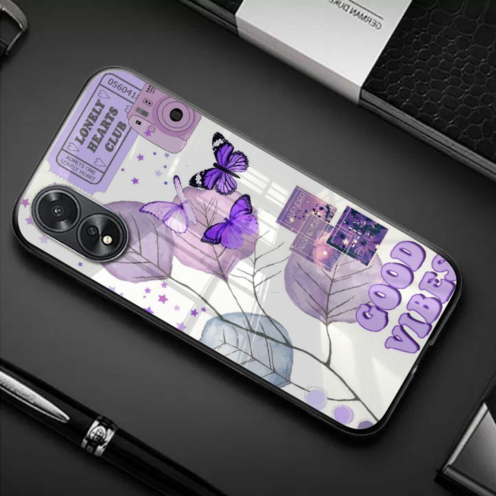 Softcase kaca Oppo A38 - kesing hp Oppo A38 - Case Oppo A38 - Casing Oppo A38 - Silikon hp Oppo A38 