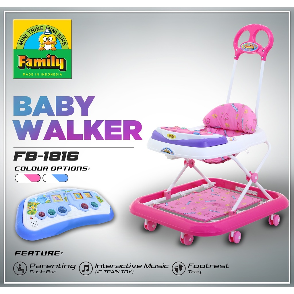 BABY WALKER FAMILY 1816 (SERI KERETA)