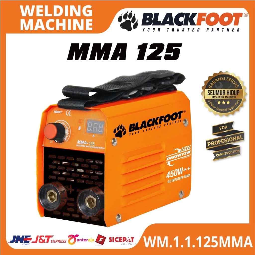 Travo Las BlackFoot MMA 125A 450watt