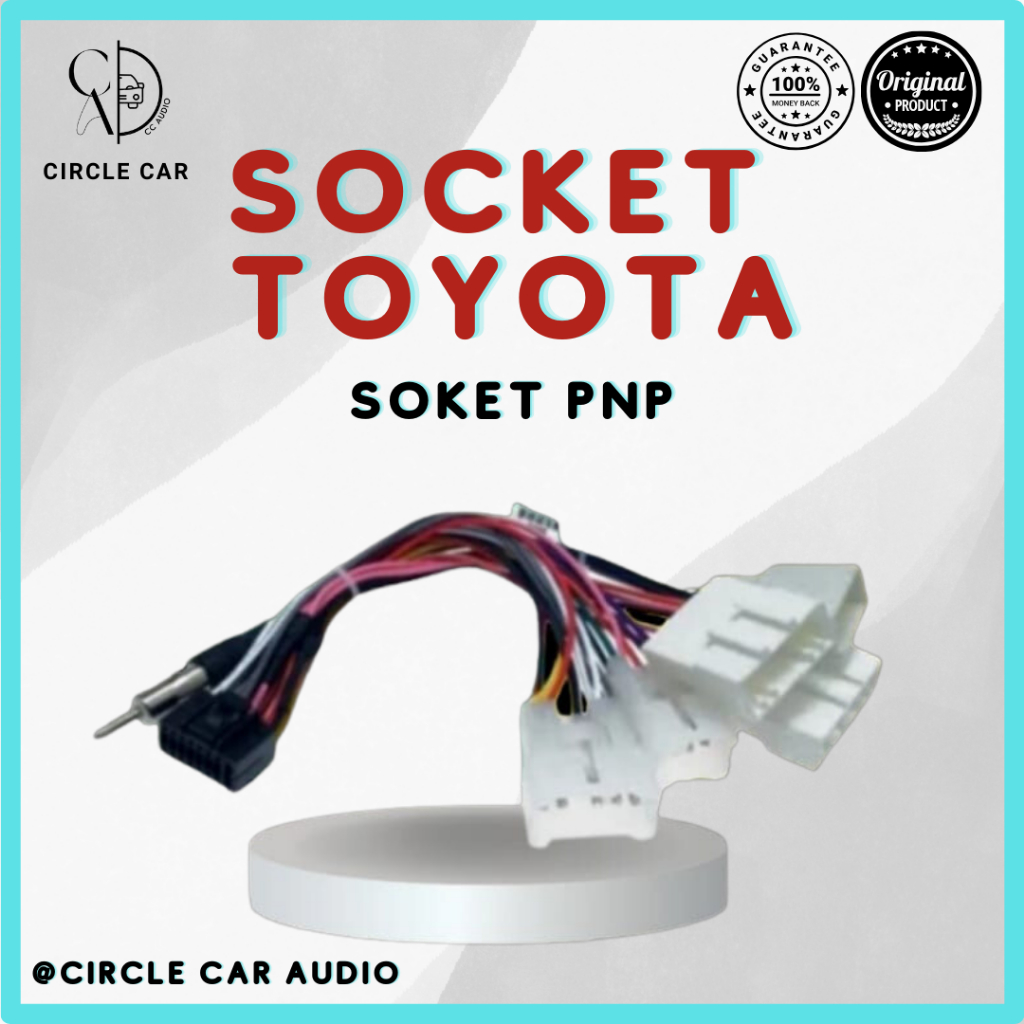 SOKET PNP HEAD UNIT TOYOTA / KABEL PNP / SOCKET PNP TOYOTA