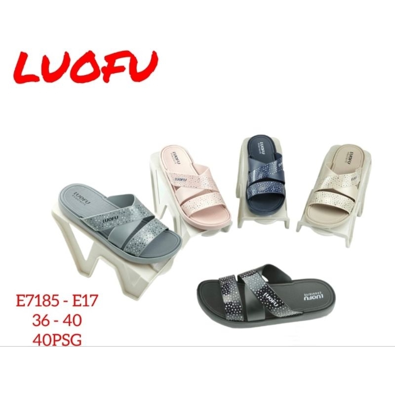 LUOFU E 7185-E17 SANDAL SELOP WANITA