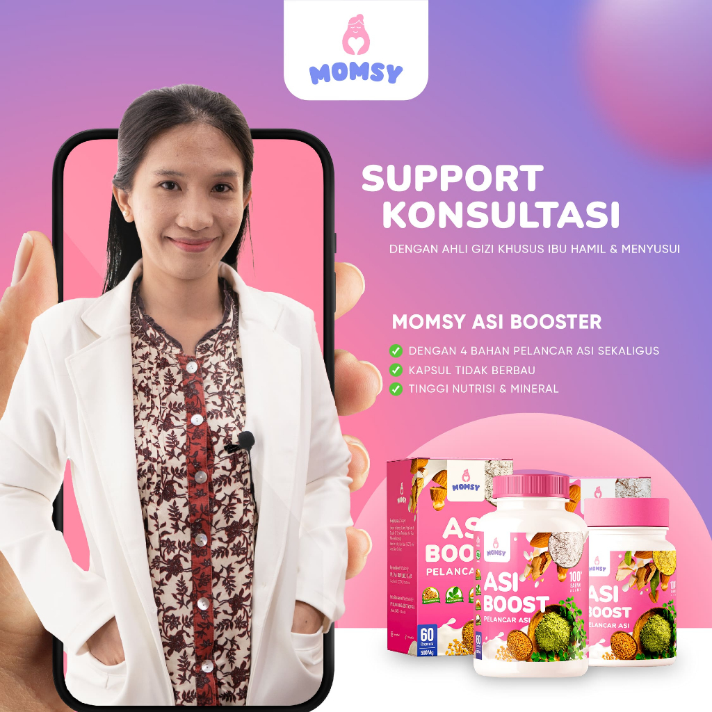 MOMSY Asi Booster Pelancar Asi - 5 Momsy @60caps