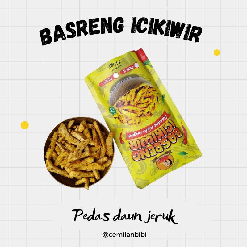 

Basreng Icikiwir 110gr - Pedas daun jeruk