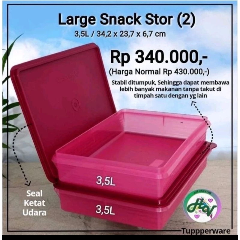 Large Snack Stor /Mosaic Snack Stor/Large Hobby Organizer/Kotak penyimpanan kue (1 PCS)