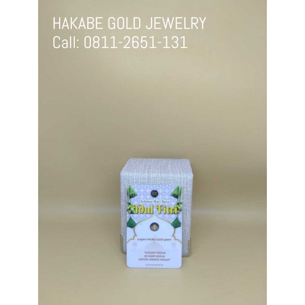 Logam Mulia Selamat Idul Fitri 0.025 Gr 24K Fine Gold 999.9