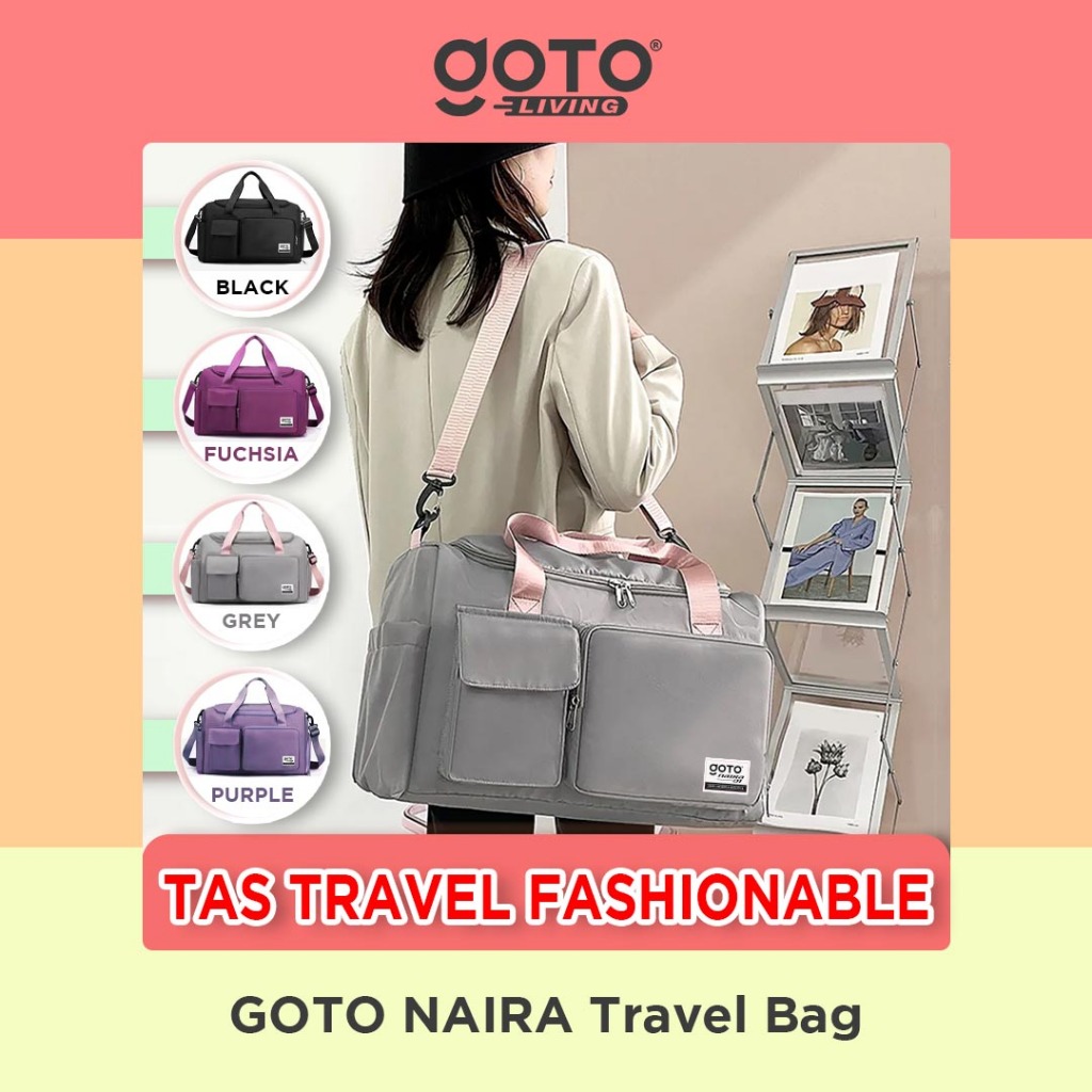 Goto Naira Tas Travel Jumbo Traveling Bag Jinjing Besar Pria Wanita