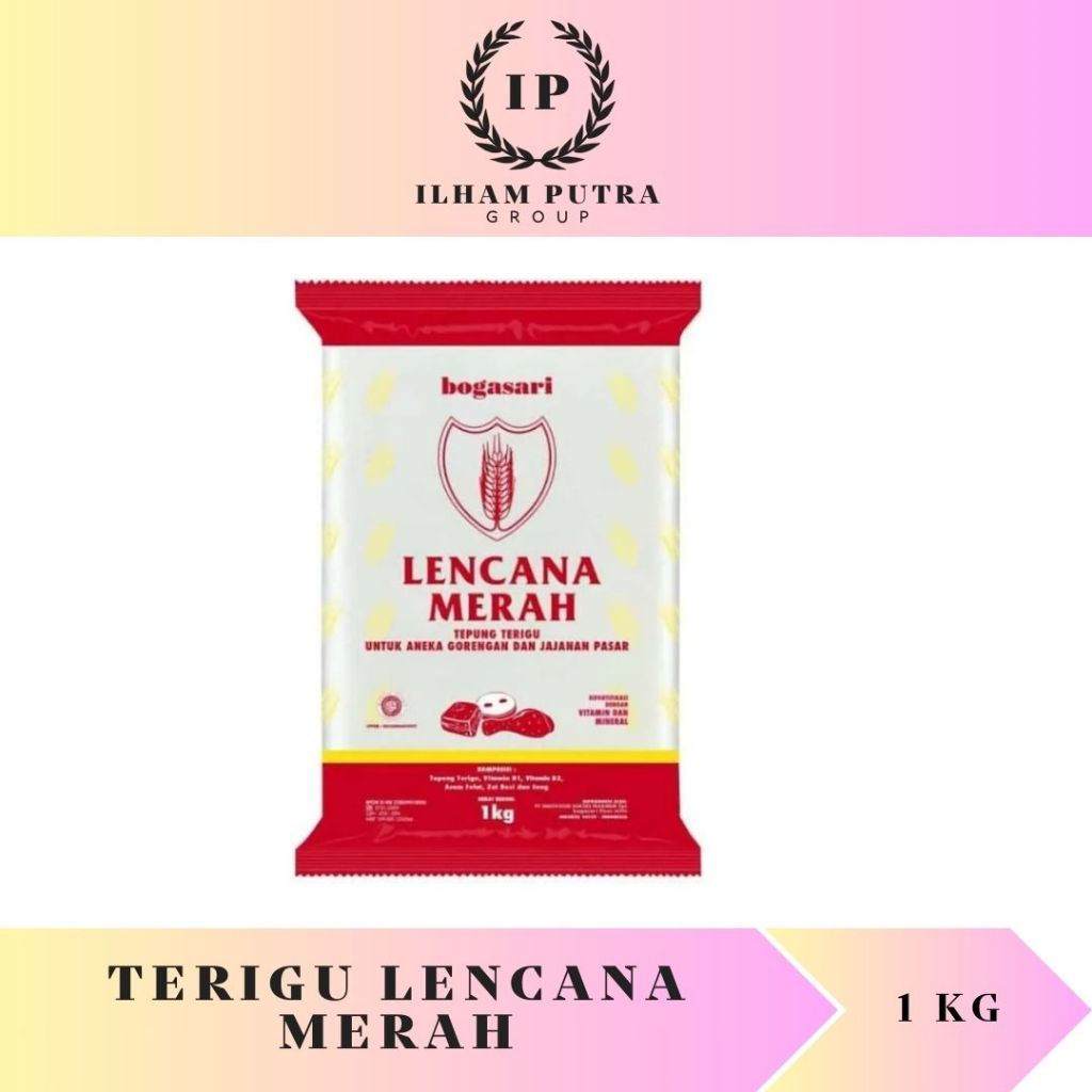 

tepung terigu lencana merah 1kg