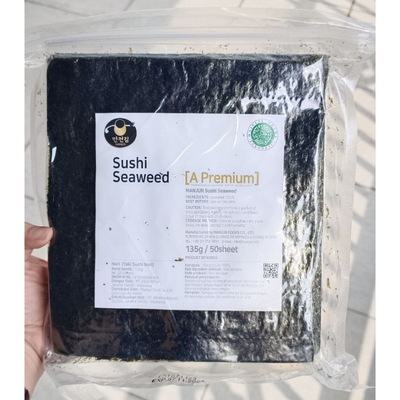 

MANJUN yaki sushi nori 50 lembar grade B