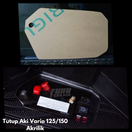 Tutup Aki Akrilik Vario 125 150 Led Old New Cover Aki Akrilik Vario Led