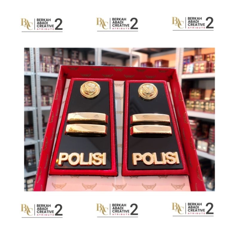 PANGKAT PDH POLISI IPTU LIS MERAH - BAC ATRIBUT